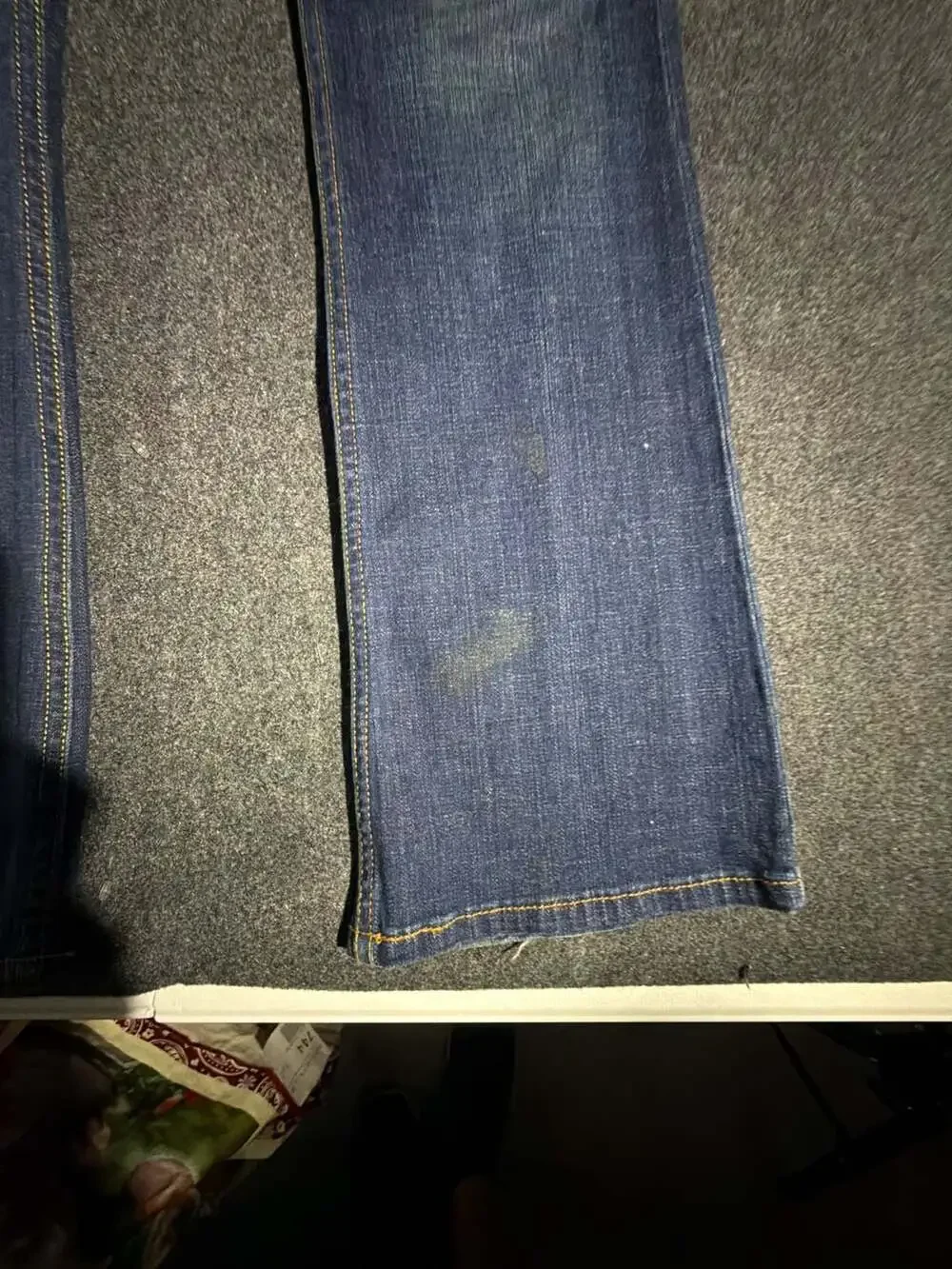 Levi's Superlow 518 Jeans Dark Wash Flare Leg